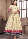 Latest Designer Printed Gown Style Long Kurtis Collection 