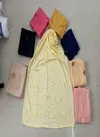 Latest Hijab Collection With Beautiful Flower Work 