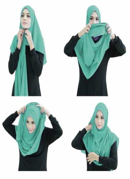 Latest Plain Eight Different Colour Attractive Lycra Headscarf Collection