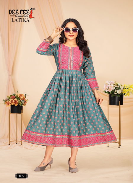 Latika By Deecee Chanderi Plain Printed Kurti Wholesale Shop In Surat
 Catalog