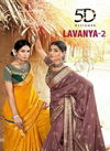 Lavanya 2 By 5D Designer Wedding Wear Silk Sarees Wholesale Price In Surat