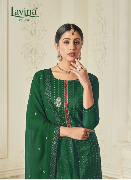 LAVINA LAVINA VOL-131 Latest Heavy Fancy Festive Wear chinon Embroidery Work Designer Salwar Suit Collection Catalog