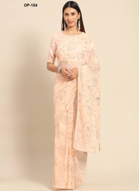 Laxminam OP-154 Georgette Saree Wholesale Clothing Distributors In India