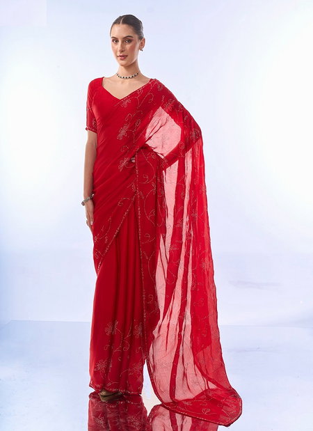 Laxminam OP 500 Satin Chiffon Designer Wholesale Saree In india