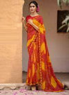 Laxminam Sonpari Latest Fancy Festive Wear Georgette Printed  Saree Collection