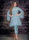 Laxuria Trendz 1104 Party Wear Georgette Designer Tops With Bottom Collection
