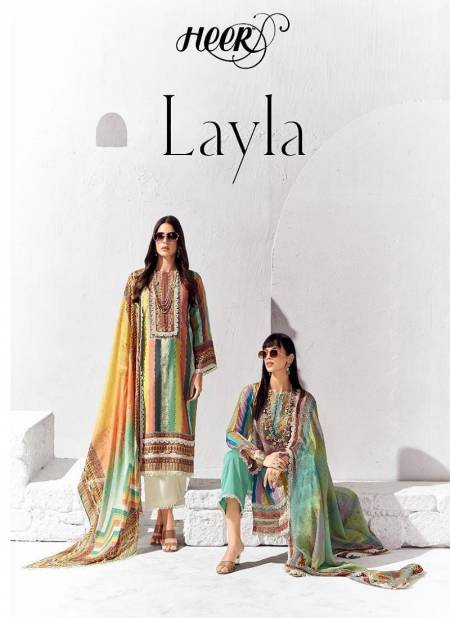 Layla By Kimora Heer Lawn Cotton Printed Salwar Kameez Wholesale Suppliers In Mumbai
 Catalog