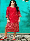 Legacy Latest Ethnic Wear Straight Cut Rayon Designer Kurti Collection