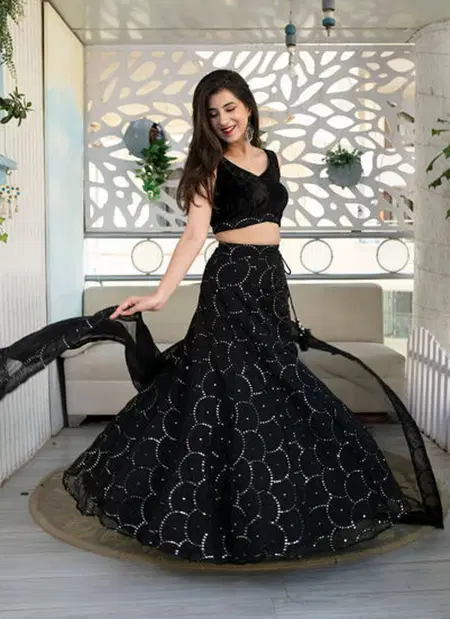 Lehenga Choli Vol 21 By Zeel Black Designer Lehenga Choli Suppliers In India