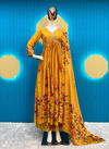  LG 1789 Heavy Chinon Digital Printed Alia Cut Kurti With Bottom Dupatta