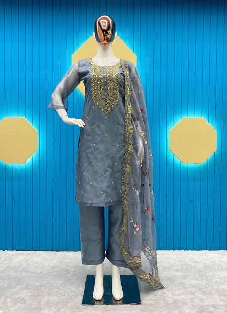LG 1803 Embroidered Organza Readymade Suits Catalog