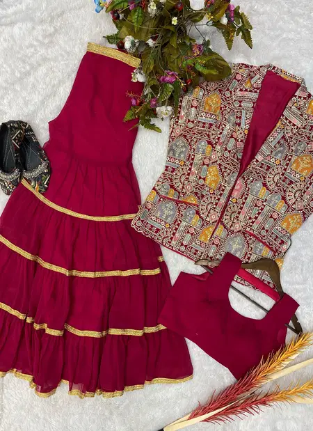LG 1833 Designer Blazer With Sharara Readymade Suits Wholesale Price In Surat