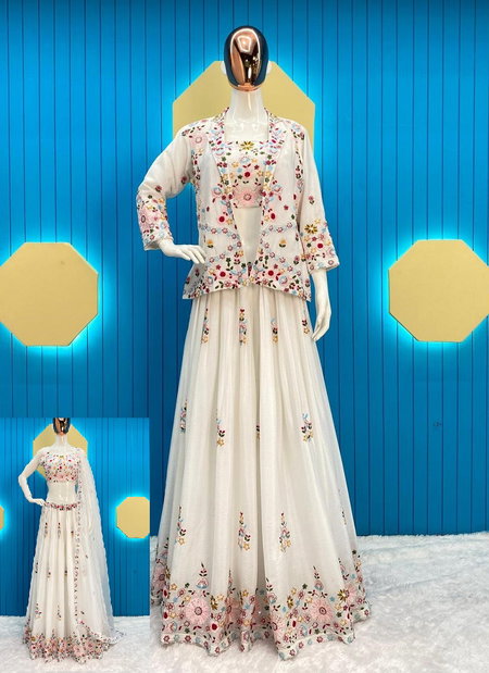 LG 1855 Chinon Heavy Work Designer Lehenga Choli Wholesale Price In Surat