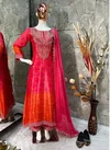 LG 1879 Sequence Mirror Work Kurti With Bottom Dupatta Wholesale Shop In Surat