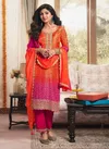 LG 1880 Chinon Silk Designer Printed Kurti With Bottom Dupatta Wholesale Market In Surat
