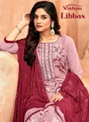 Libaas By Vishnu Roman Georgette Brasso Wholesale Dress Material In India