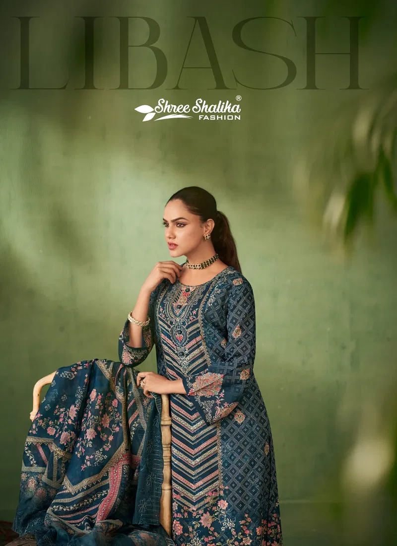 Libash By Shree Shalika Lawn Cotton Designer Salwar Kameez Wholesale Price Catalog