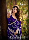 Lightning Vol 4 By LT Nc Malai Silk Designer Saree Suppliers In India