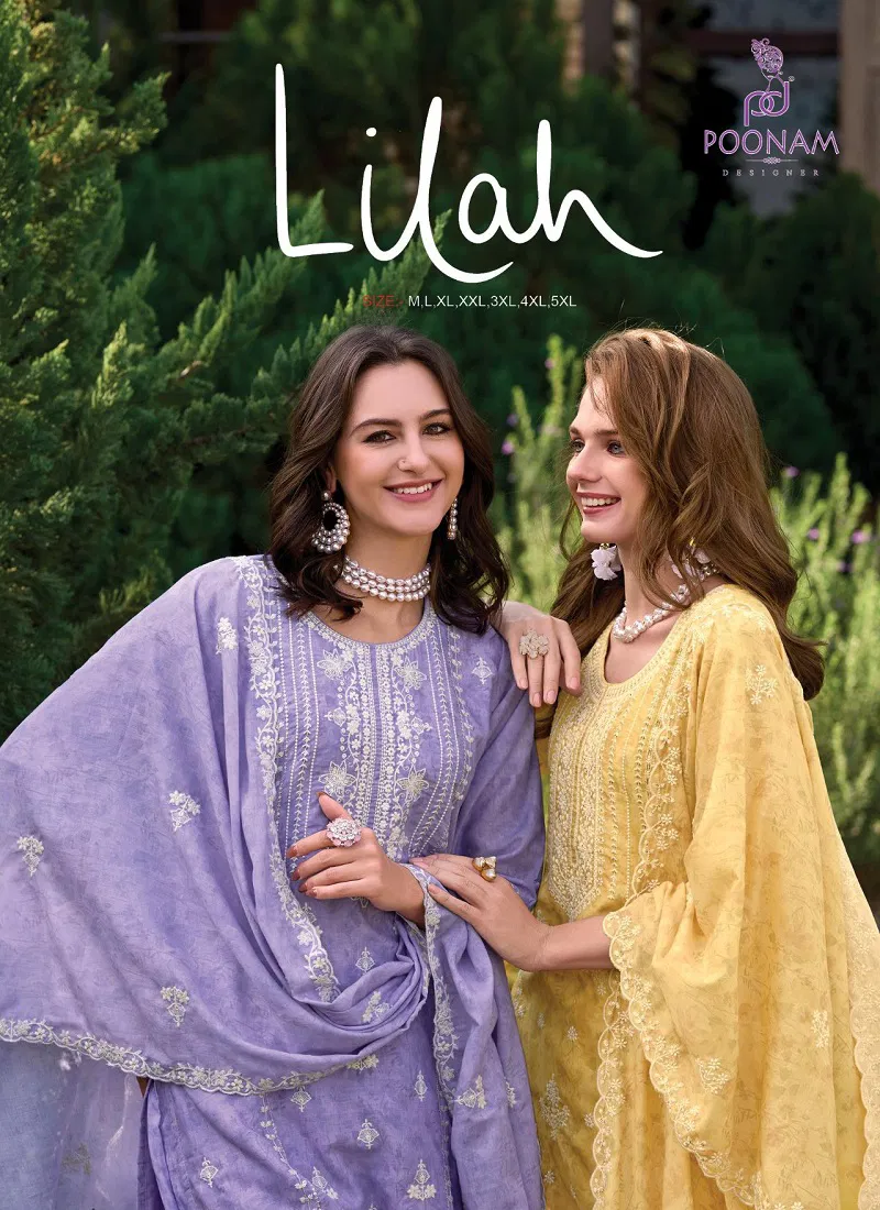 Lilah By Poonam Cotton Digital Printed Kurti With Bottom Dupatta Wholesale Online Catalog