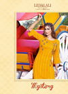 Lily & Lali Mystery Designer Partywear Fancy Rayon with Pattern Fabric Embroidery Kurtis with Gharara Collections