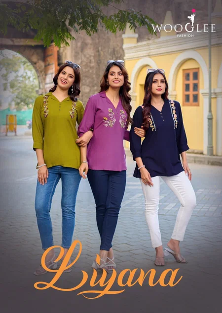Liyana By Wooglee Heavy Rayon Western Ladies Top Exporters In India