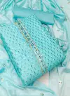 Look Suits 3 Party Wear Heavy Work Cotton Dress Material Collection
