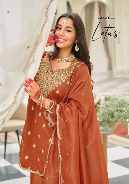 Lotus By Eba Simar Embroidery Surat Readymade Suits Wholesale Market
