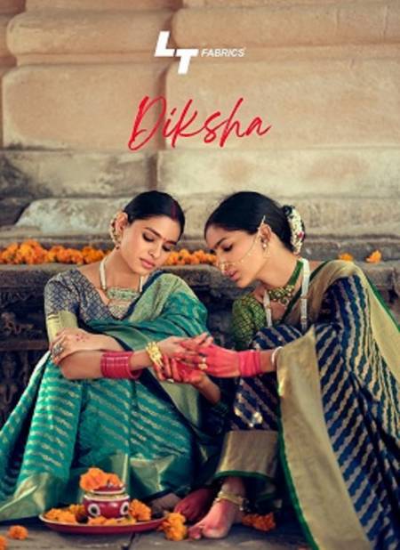 Lt Diksha Fancy Casual Wedding Wear Silk Latest Design silk sarees collection Catalog