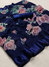 Lt Fiona Silk New Hit Design Arrived Casual Wear Soft linen silk Printed Saree Collection
