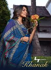 Lt Khanak Latest fancy Designer Casual Wear Printed Cotton Sarees Collection

