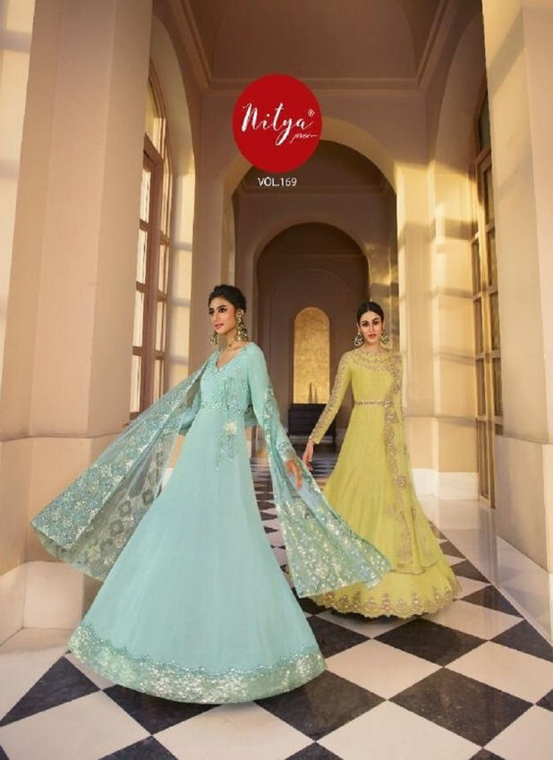 LT NITYA VOL 169 Latest Fancy Wedding Wear Heavy Designer Salwar Suit Collection