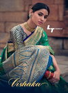 Lt Vishaka  Silk Latest fancy Designer Festive Wear Silk Heavy Sarees Collection