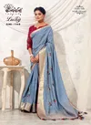 Lucky 114 By Kalpatru Beautiful Work Dola Silk Designer Sarees Wholesalers In Delhi