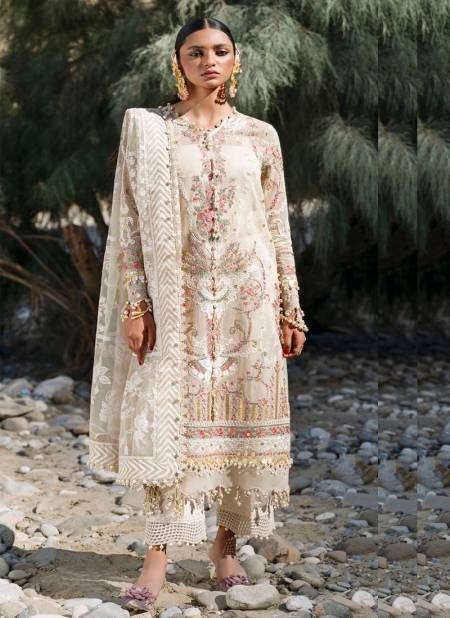 M 243 Mushq By Shraddha Organza Embroidery Pakistani Suits Orders In India Catalog