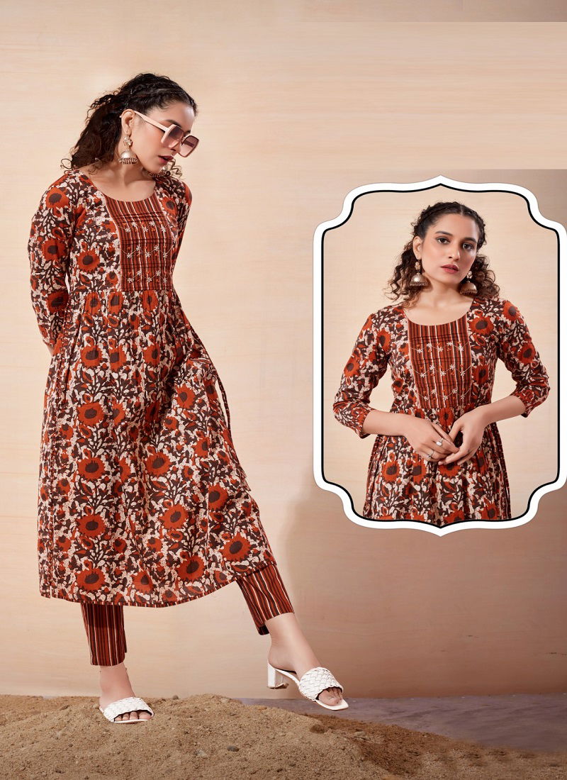 Maa Sunflower Size Set Kurti With Bottom Catalog