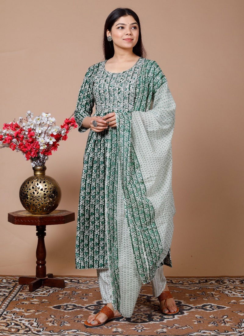 Maahi 1001 Wholesale Cotton Printed Readymade Salwar Suits Catalog