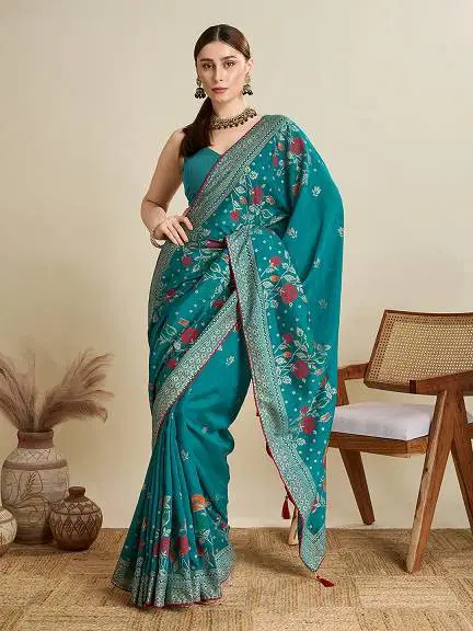 Maahi 184 Traditional Wear Cotton Silk Stylish Saree Exporters In India