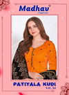 Madhav Patiyala Kudi 4 Latest Designer Festive Wear Cotton Top With Bottom And fancy Print Dupatta Dress Material Collection
