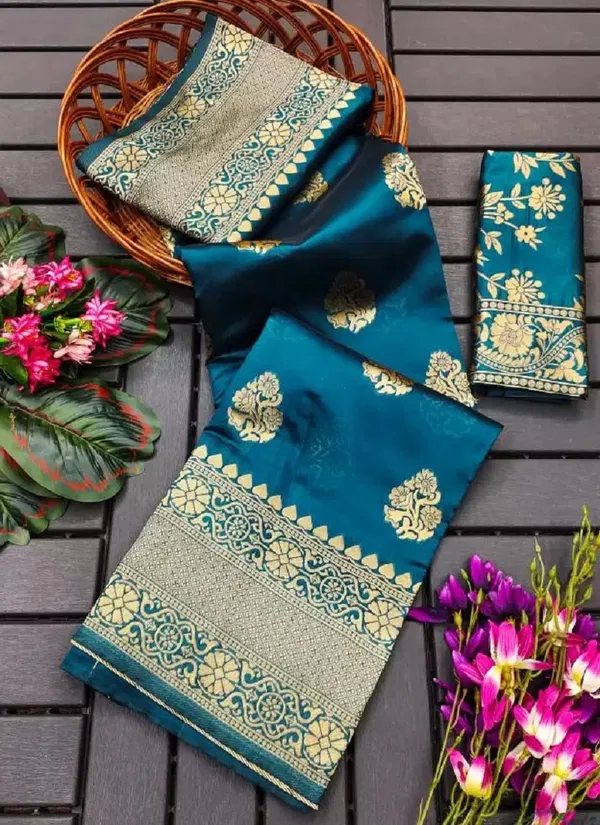 Madhubala By Aab Soft Lichi Silk Designer Wear Saree Suppliers In India