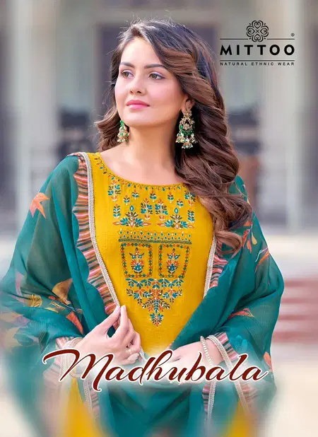 Madhubala By Mittoo Viscose Weaving Kurti With Bottom Dupatta Wholesale Price In Surat Catalog