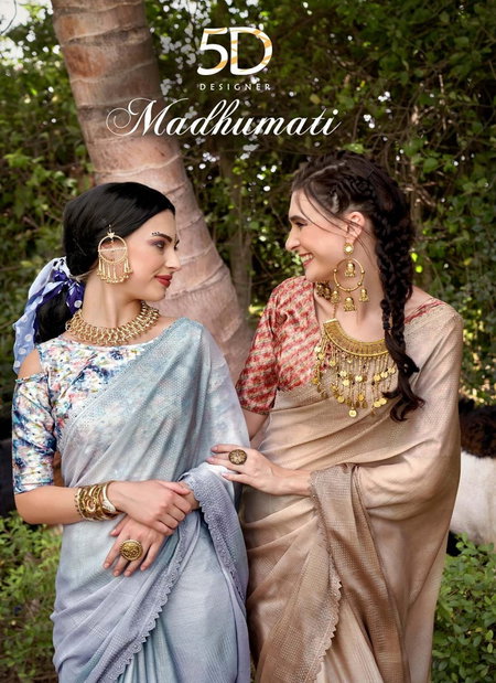 Madhumati By 5D Sarowski Brasso Printed Sarees Wholesale Shop In Surat