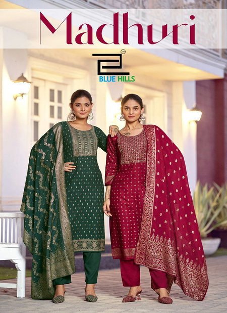 Madhuri By Blue Hills Rayon Embroidery Kurti With Bottom Dupatta Orders In India