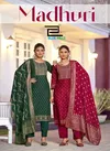 Madhuri By Blue Hills Rayon Embroidery Kurti With Bottom Dupatta Orders In India