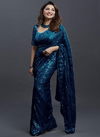 Madhuri Fancy Stylish Party Wear Georgette Designer Saree Collection
