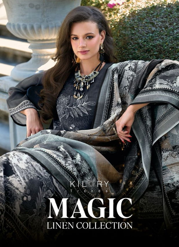 Magic By Kilory Linen Embroidery Salwar Kameez Exporters In India