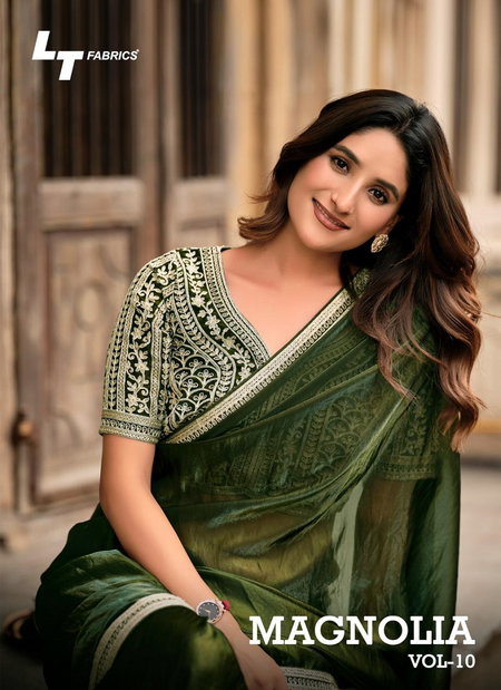 Magnolia Vol 10 By Lt Nc Malai Silk Embroidery Designer Saree Suppliers In India
