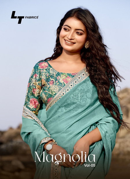 Magnolia Vol 5 By Kashvi Malai Silk Wholesale Designer Saree In India