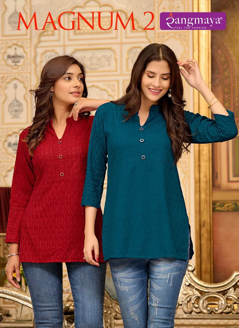 Magnum 2 By Rangmaya Tunic Ladies Top Suppliers In India Catalog