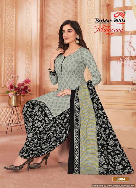 Maharani Vol 6 By Patidar Mills Heavy Printed Cotton Dress Material Wholesale Clothing Suppliers In India