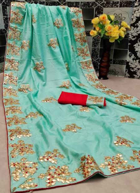 Mahek 19 Fancy Embroidery Worked Latest Designer Wedding Wear  vichitra silk Saree Collection Catalog